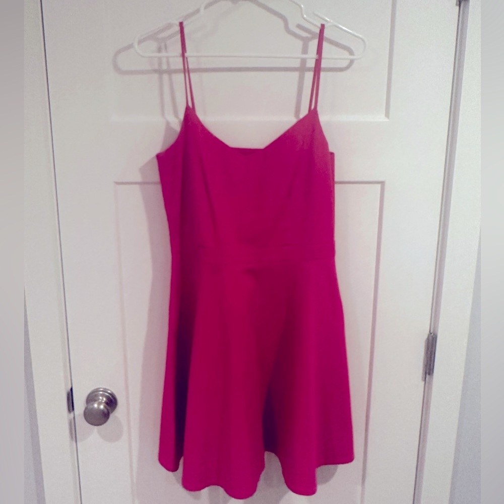 Joie Hot pink a line dress